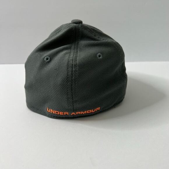 Under Armour Youth Hat  Classic Fit Stretch Gray Sz S/M - Picture 4 of 6